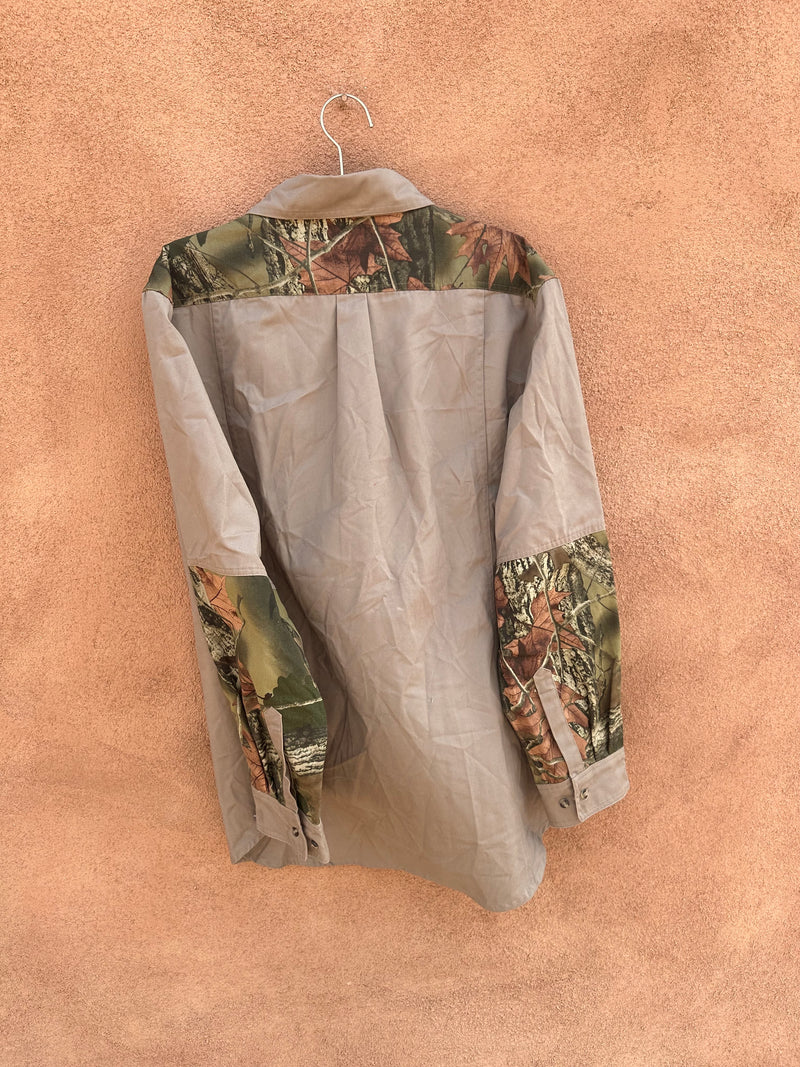 Mauve with Camo Hunting Shirt - XL?