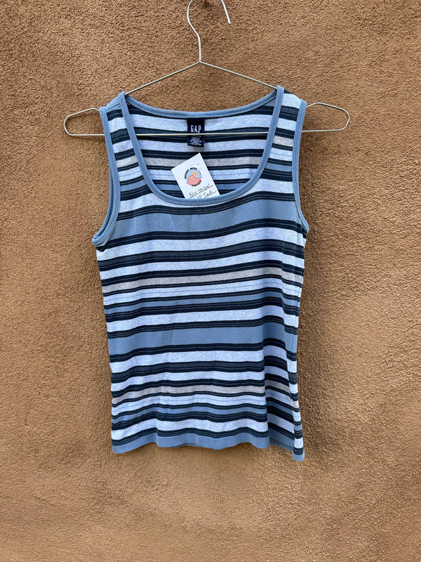 Blue Striped GAP Tank Top - Small