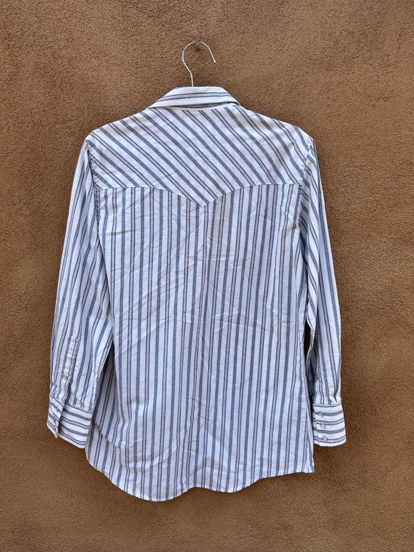 Ely Cattleman White Striped Shirt