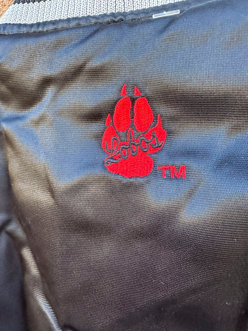 Black Satin University of New Mexico Lobos Jacket by Colosseum Athletic