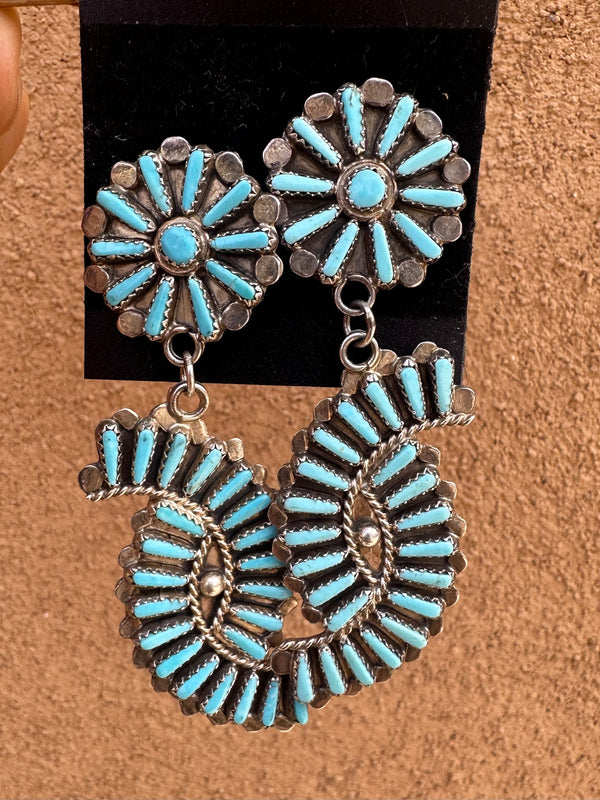 Lavell Byjoe Turquoise and Sterling Silver Earrings