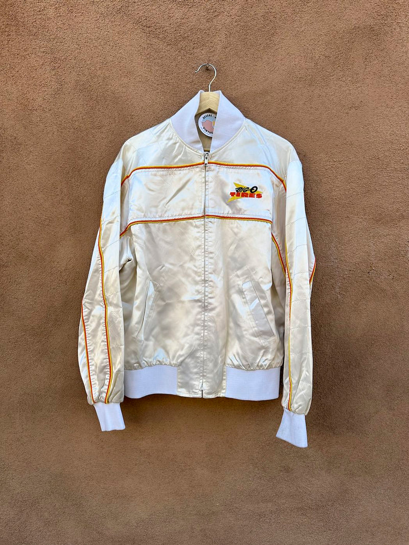 1970's Big-O Tires Satin Jacket, XXL - as is
