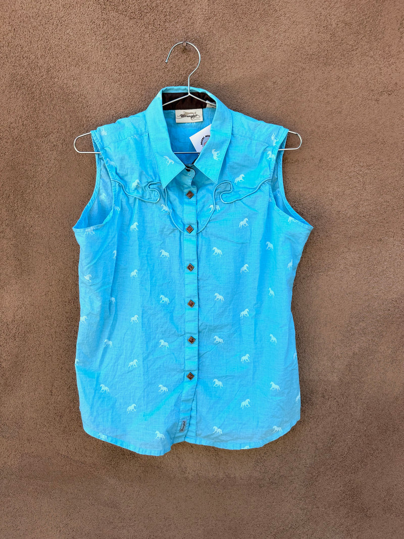 Sleeveless Wrangler Cowgirl Blouse