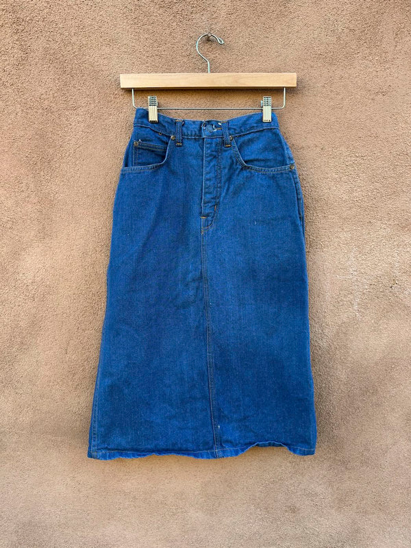 1970's Magus Denim Skirt - as is