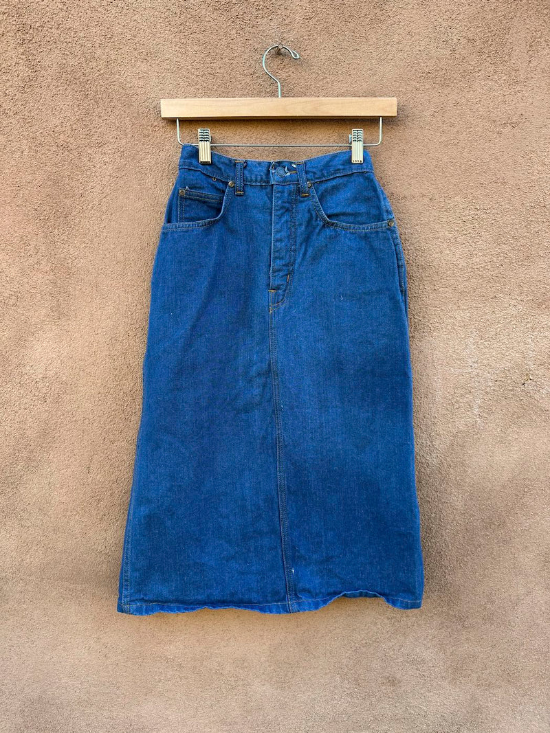 1970's Magus Denim Skirt - as is