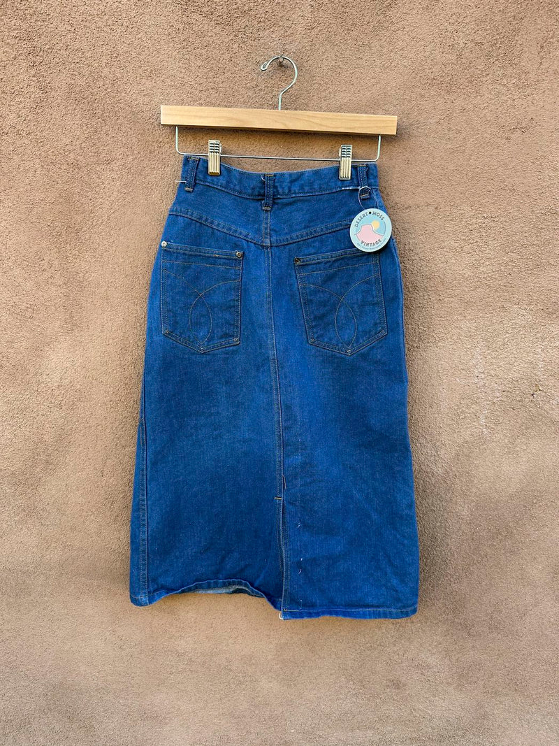 1970's Magus Denim Skirt - as is