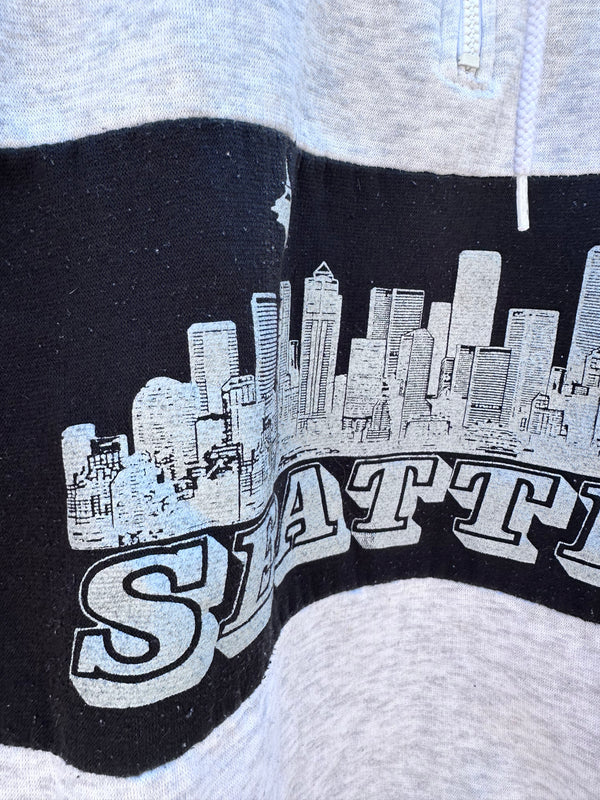 1980's Zip Neck Seattle Sweatshirt