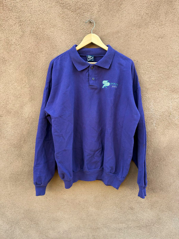 Sandia Peak Ski and Tramway Long Sleeve Polo Shirt