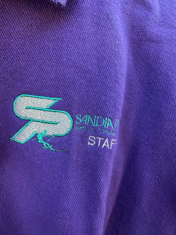 Sandia Peak Ski and Tramway Long Sleeve Polo Shirt