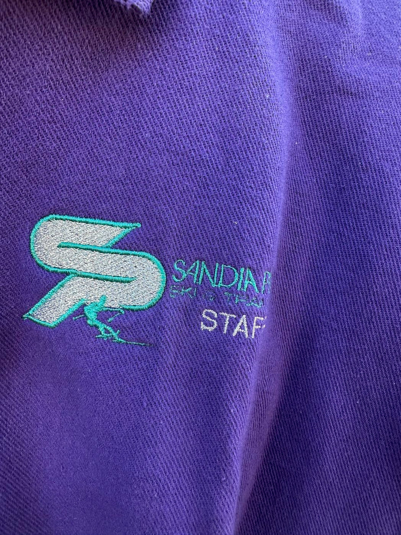 Sandia Peak Ski and Tramway Long Sleeve Polo Shirt