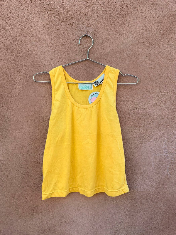 1970's The Tall Collection Yellow Tank Top