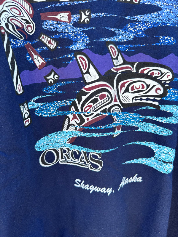 Skagway, Alaska Orca Sweatshirt