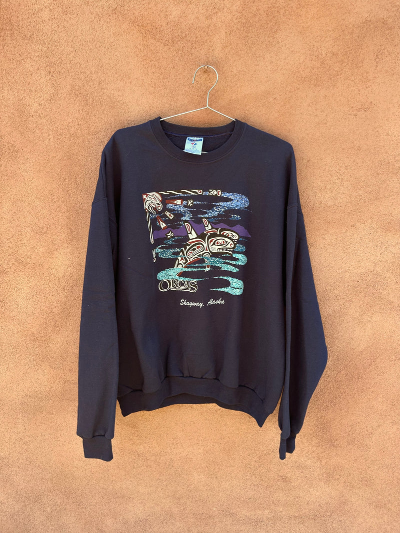 Skagway, Alaska Orca Sweatshirt