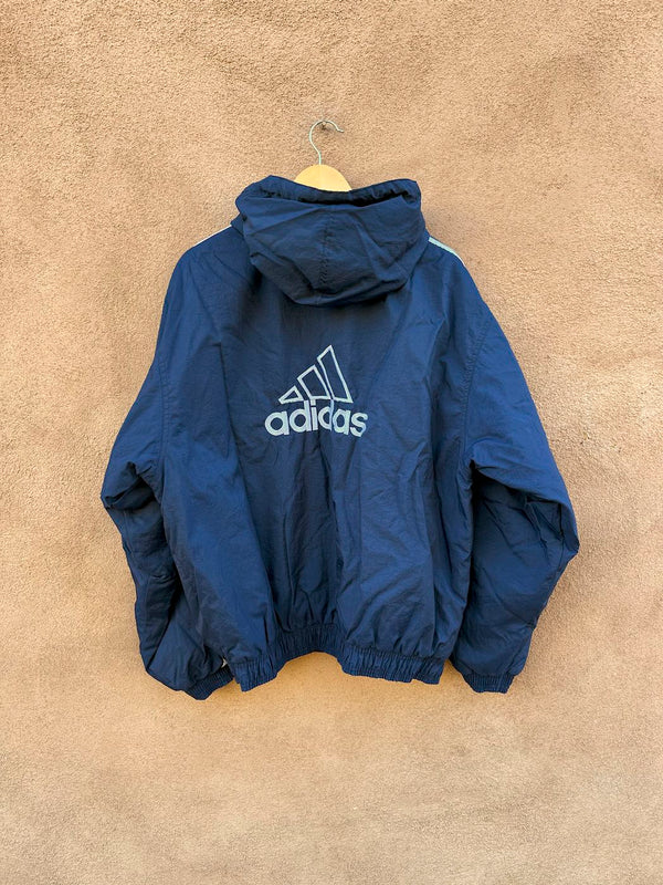1990's Adidas Soccer Sideline Hooded Jacket