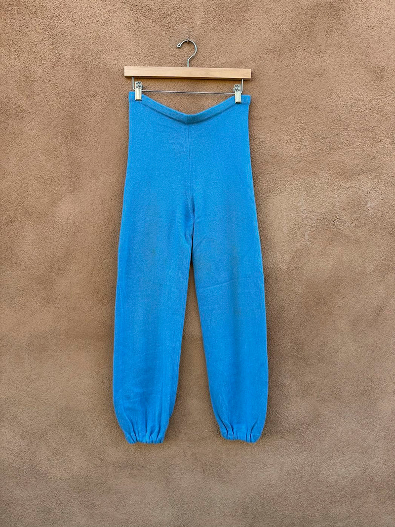 1950's John Laing 100% Pure Cashmere Sweatpants for Harrods London - as is