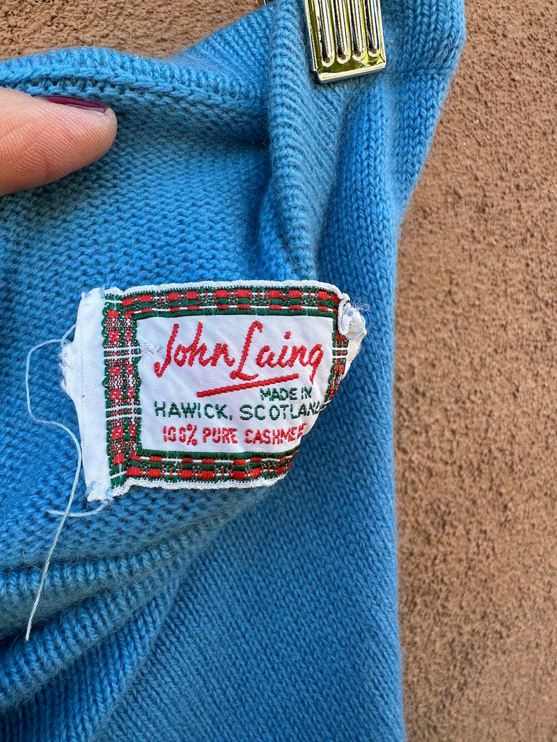 1950's John Laing 100% Pure Cashmere Sweatpants for Harrods London - as is