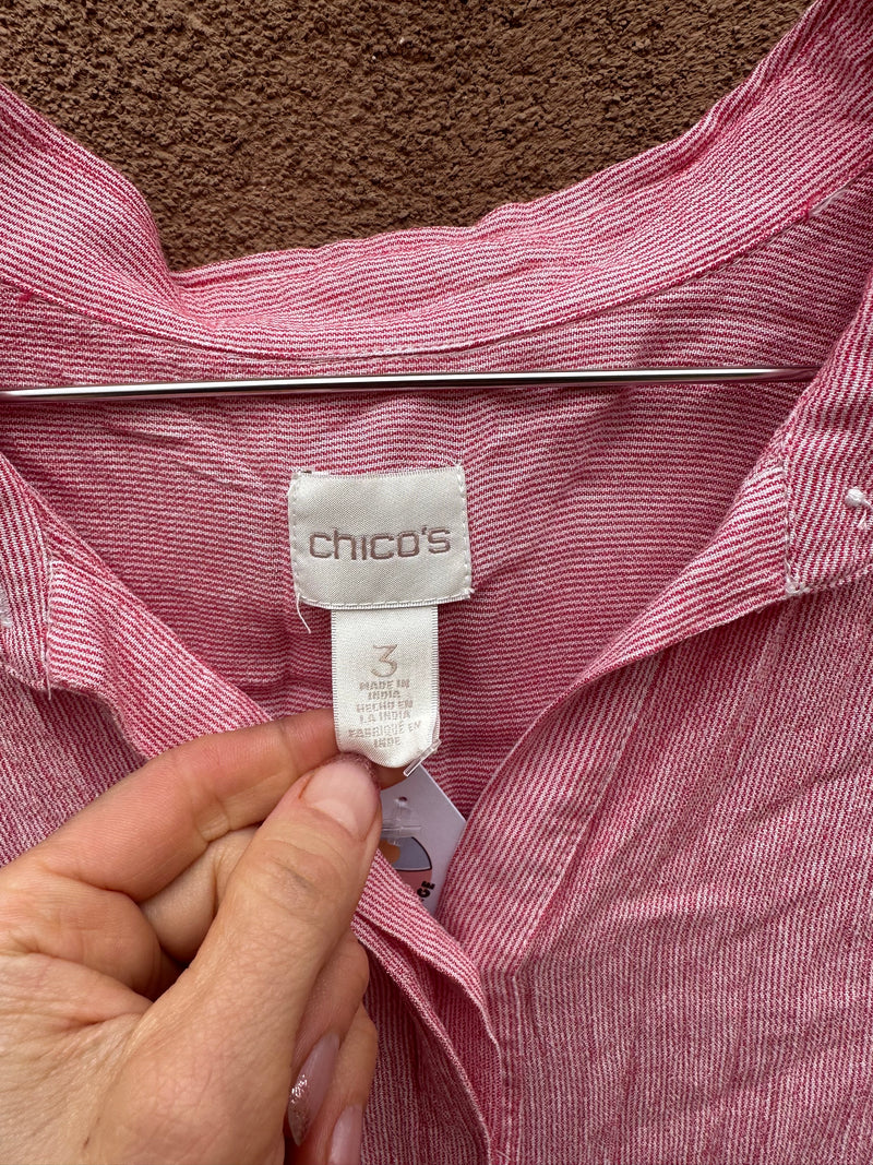 Pink Chicos Rayon Blouse - Size 3