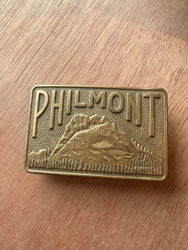 Philmont BSA Brass Belt Buckle