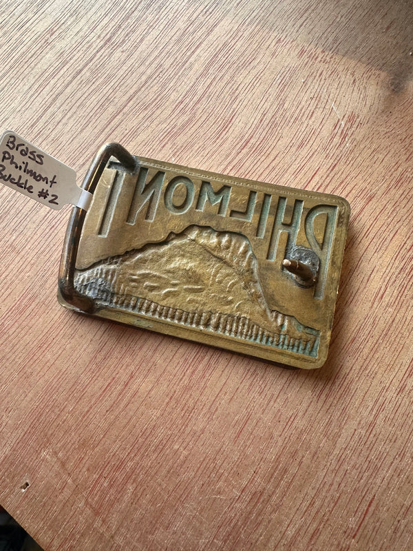 Philmont BSA Brass Belt Buckle