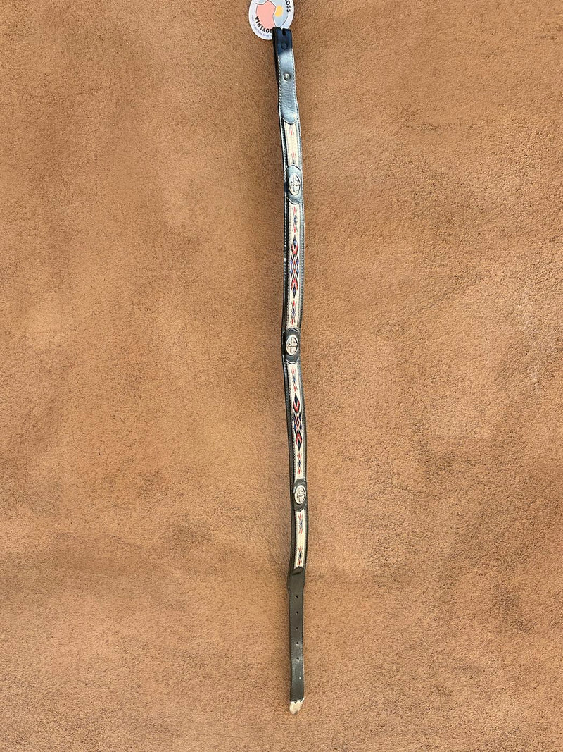 1996 Sentry Western Belt with Gold Detail