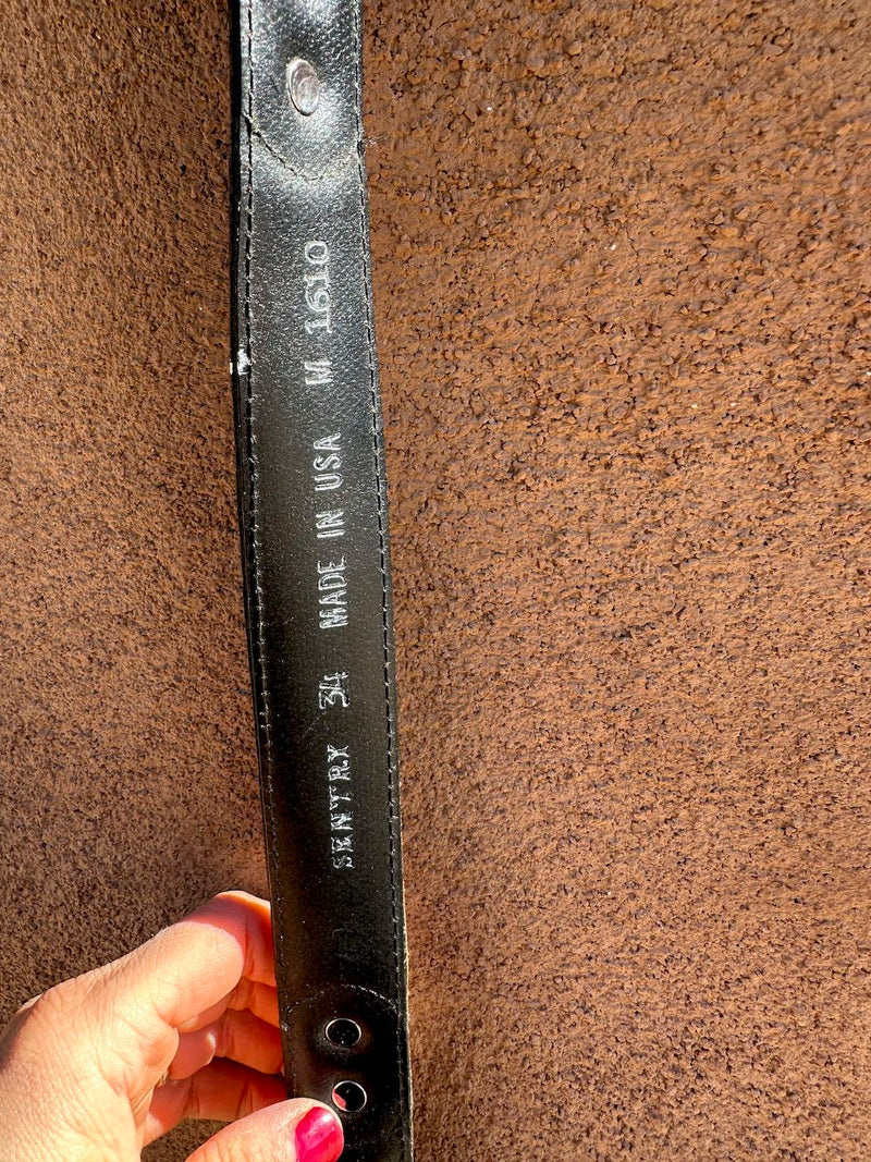 1996 Sentry Western Belt with Gold Detail