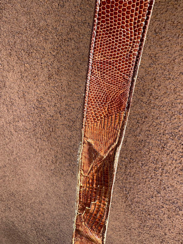 Brown Reptile and Leather Justin Belt, 40