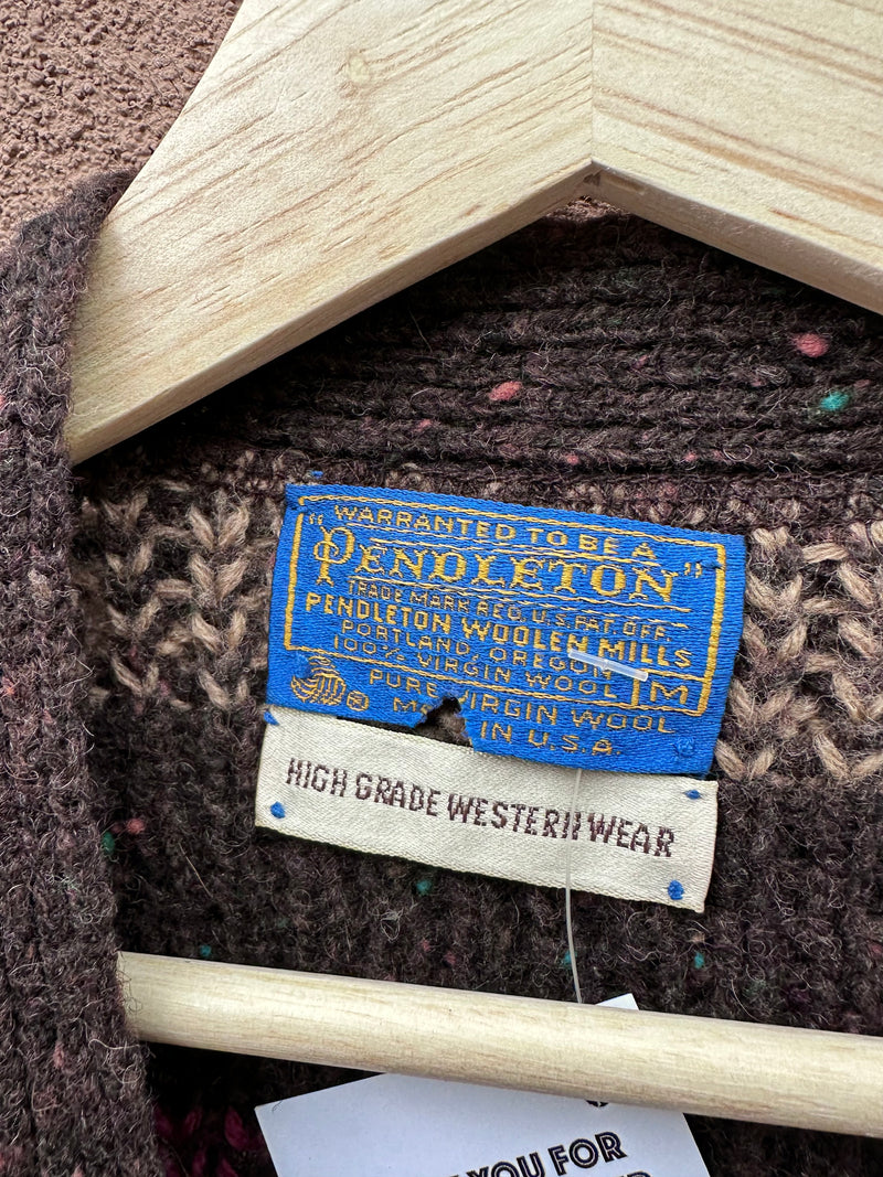 Pendleton Cowichan Style Wool Vest