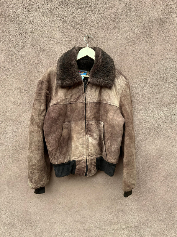 1970's Garsel Bomber Shearling Jacket