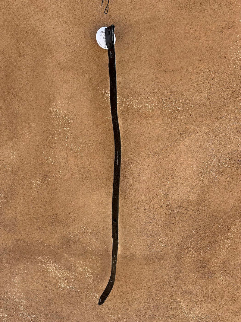 Western Black Leather Belt - 32
