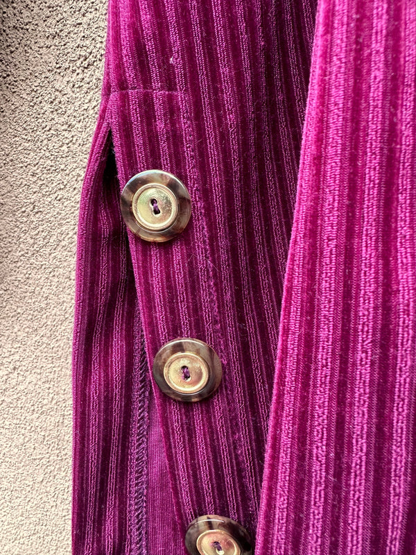 DVF Maroon 2-Piece Outfit - Color Authority