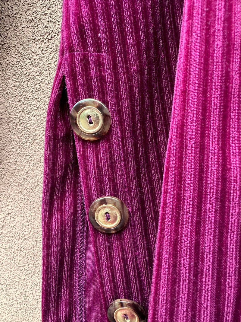 DVF Maroon 2-Piece Outfit - Color Authority