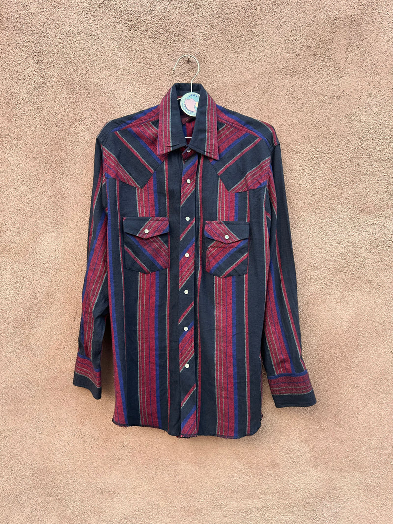 Wrangler Cowboy Flannel Pearl Snap Shirt