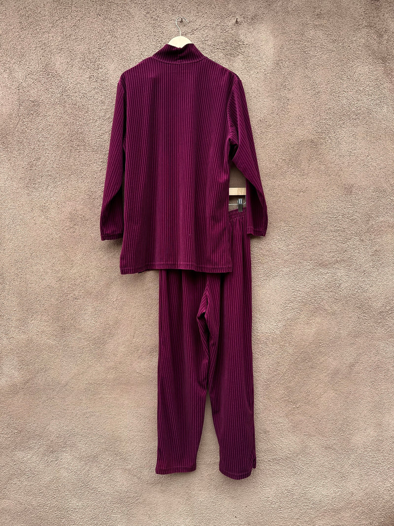 DVF Maroon 2-Piece Outfit - Color Authority
