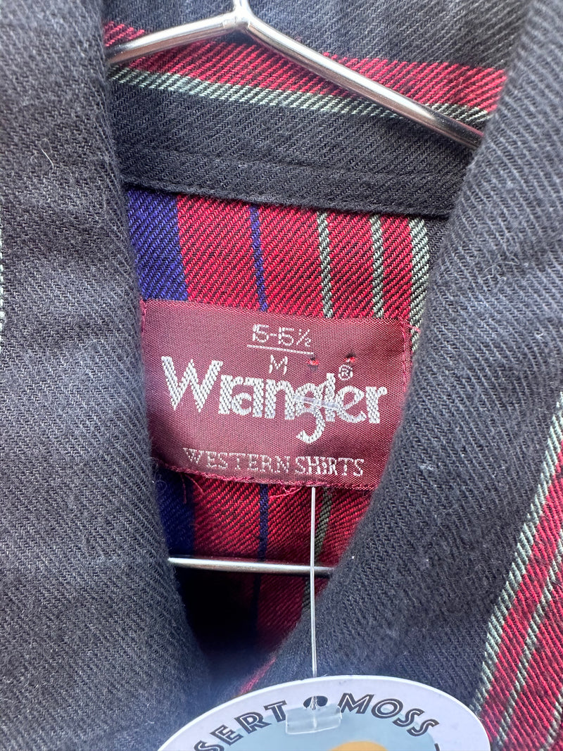 Wrangler Cowboy Flannel Pearl Snap Shirt