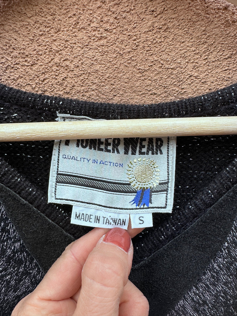 Pioneer Wear Suede Fringe Sweater