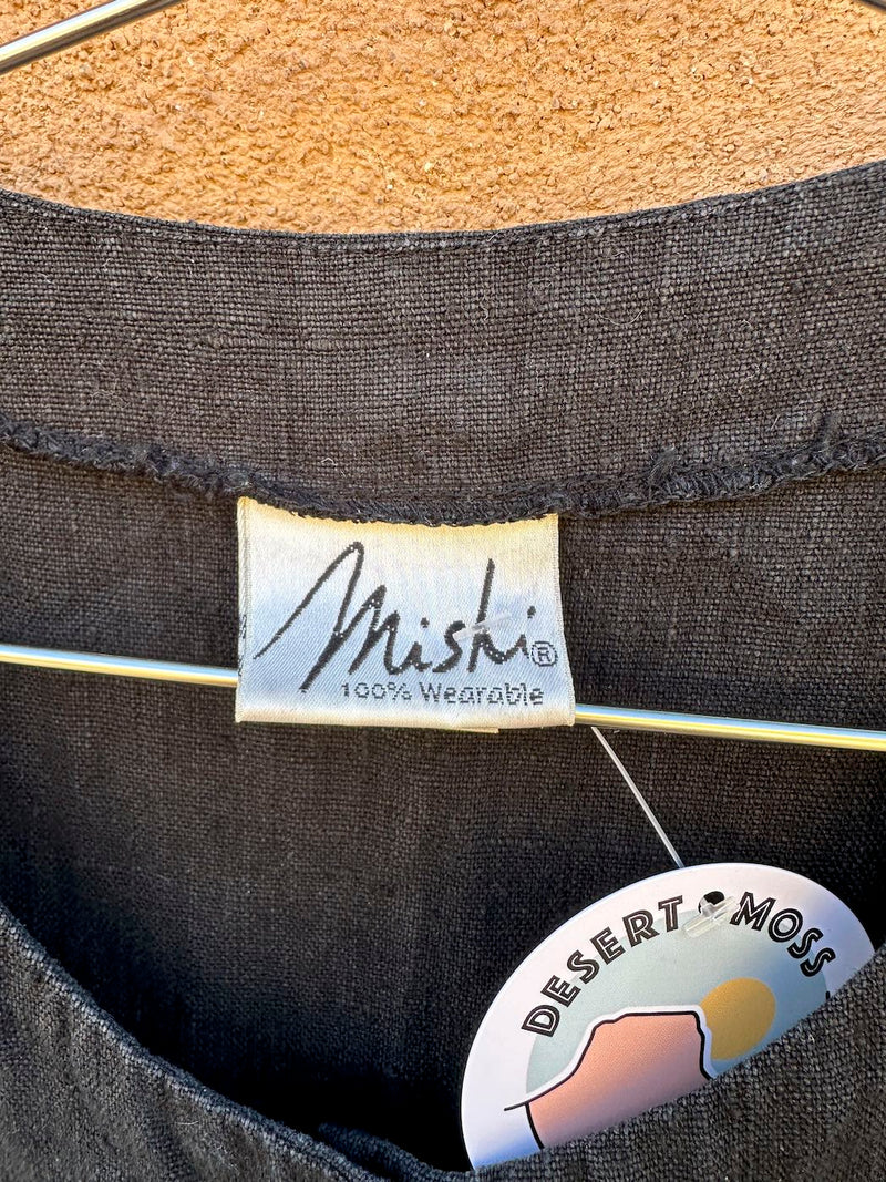 Button Up 100% Linen Dress by Mishi