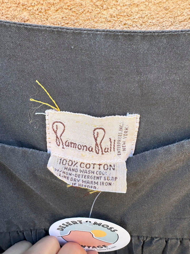 Embroidered Saguaro Dress by Ramona Rull - as is