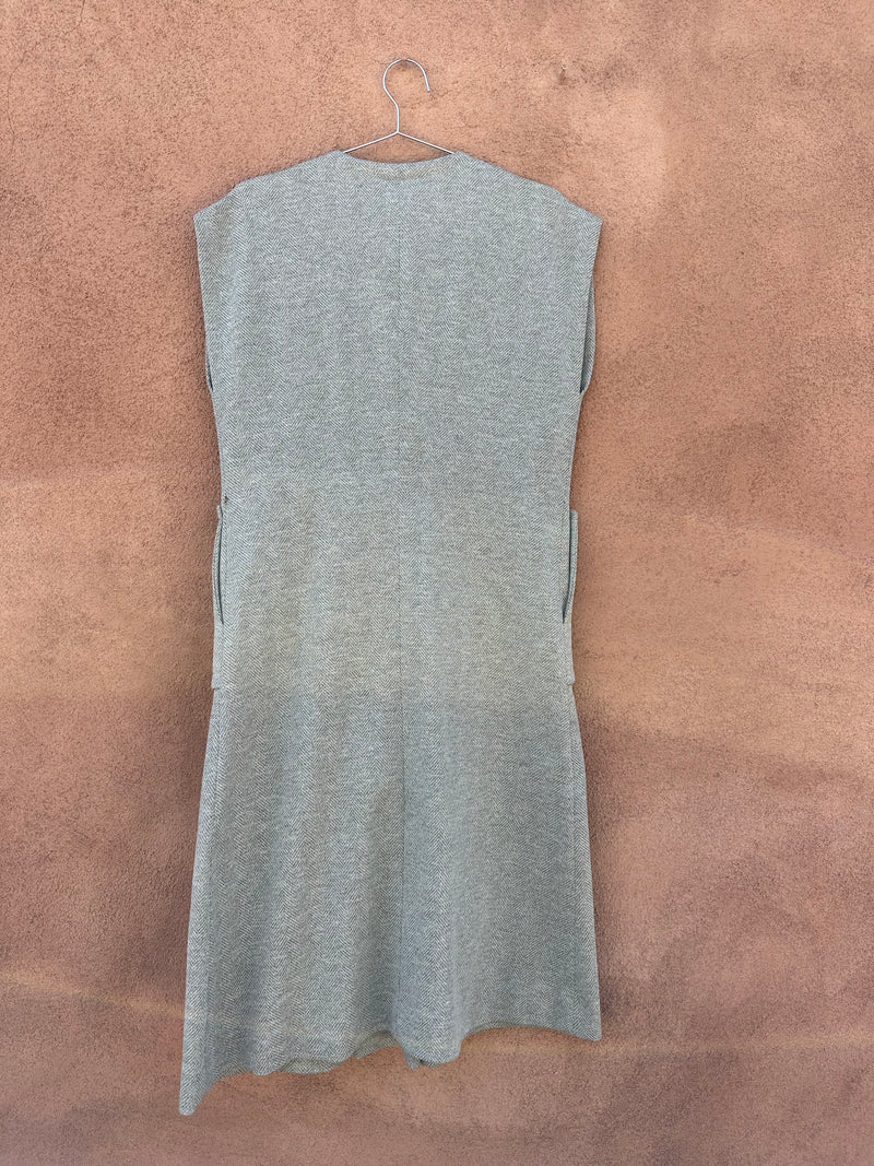 1960's Fred Rothschild Green Dress