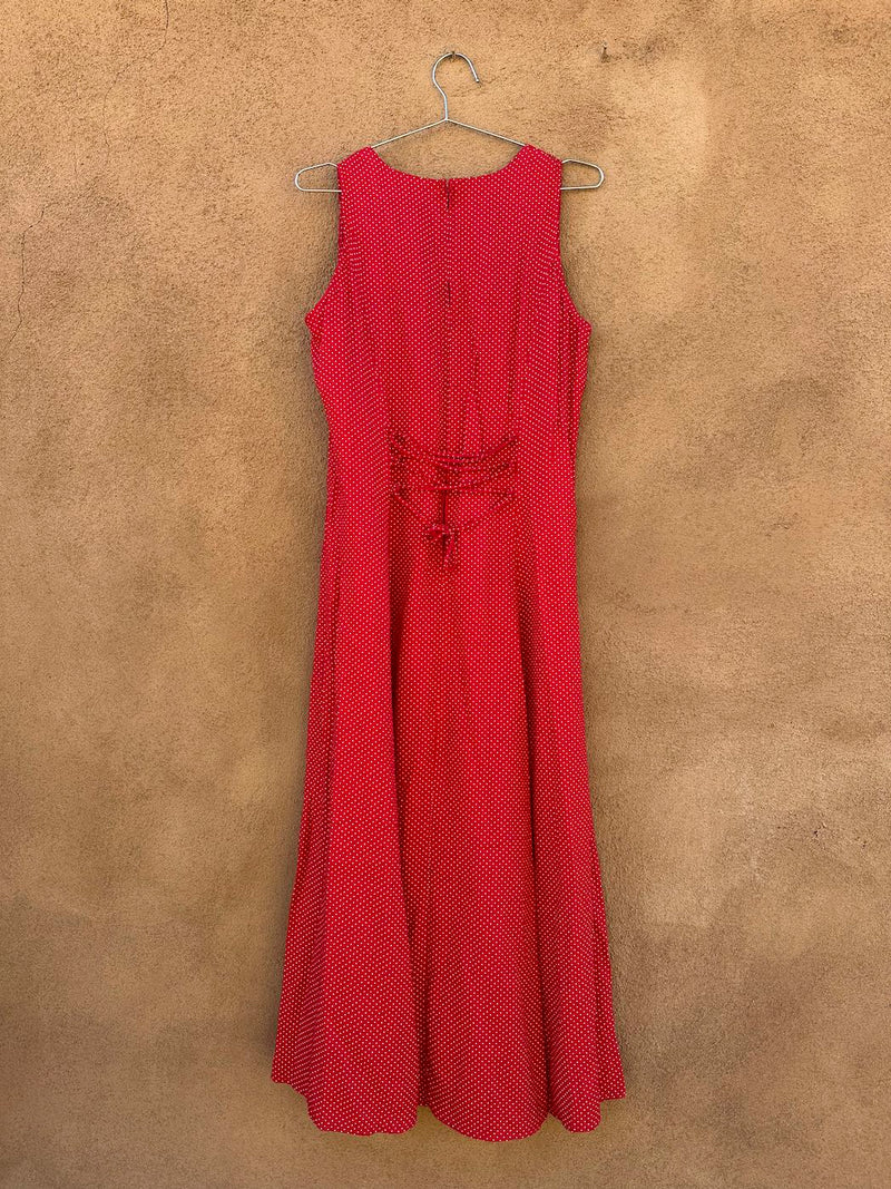 Red and White Polka Dot Frederick's of Hollywood Dress