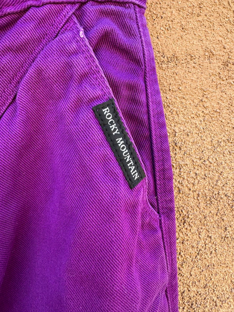 Purple Rockies Cowgirl Jeans