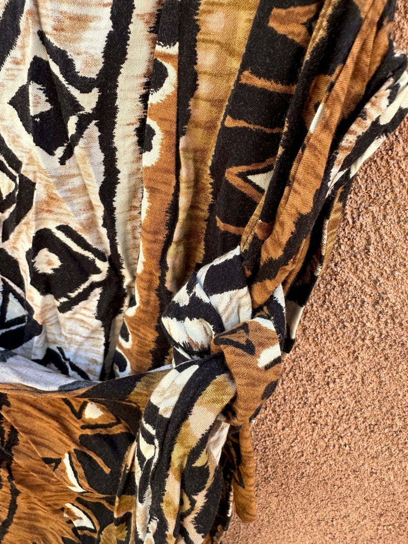 Batik Style Rayon Island Dress - Steppin' Out