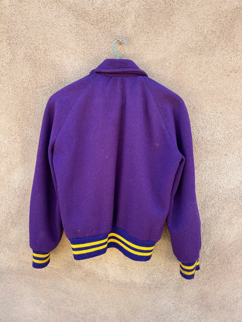 Purple Letterman Jacket