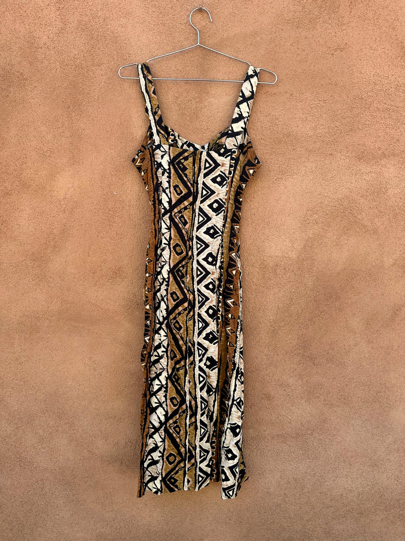 Batik Style Rayon Island Dress - Steppin' Out