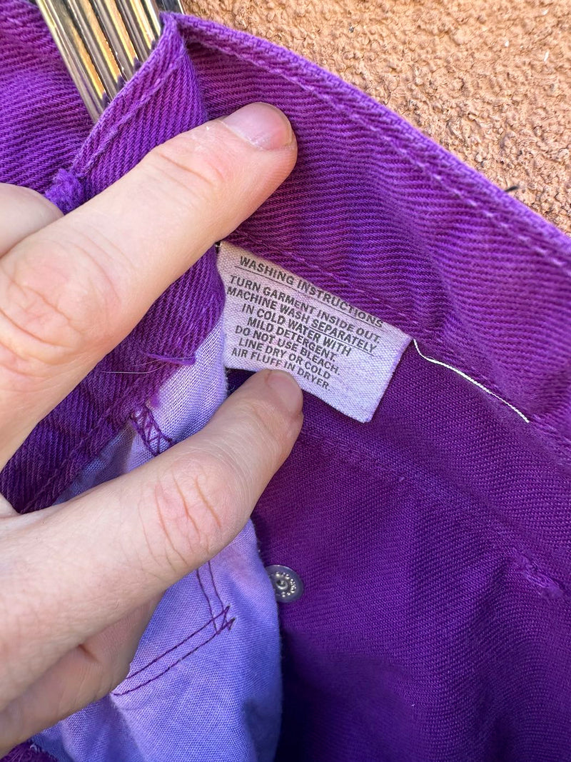 Purple Rockies Cowgirl Jeans