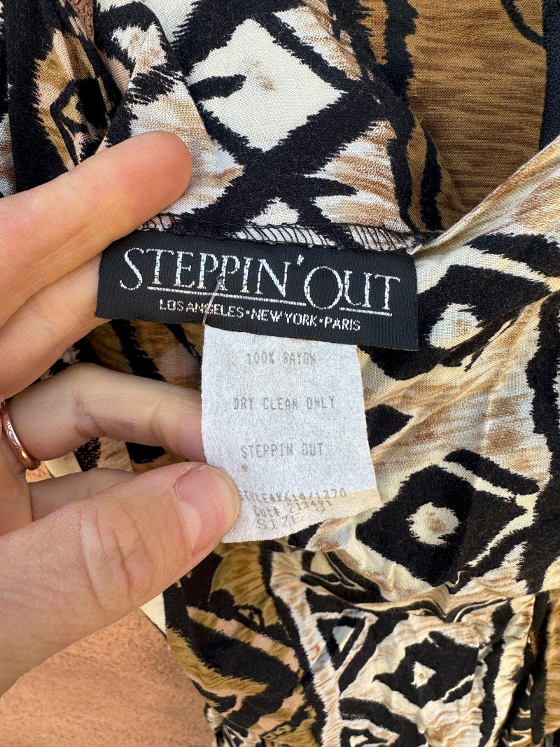 Batik Style Rayon Island Dress - Steppin' Out