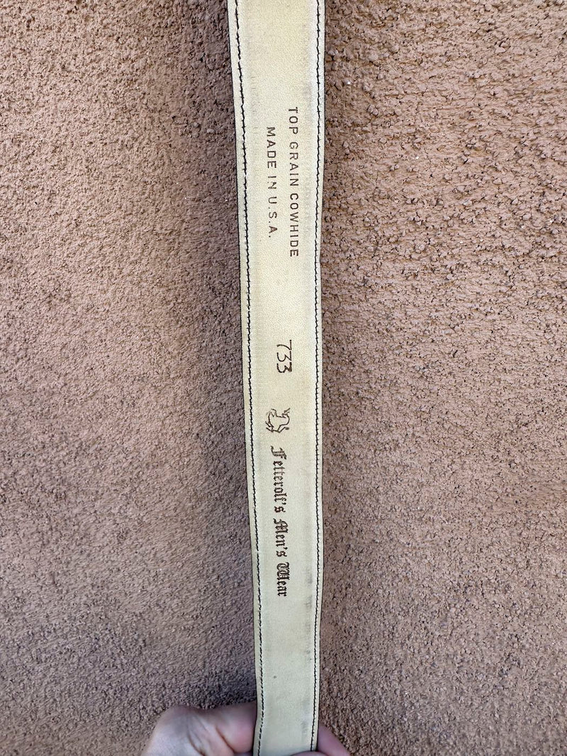 Fetterolf's Men's wear Belt, 38