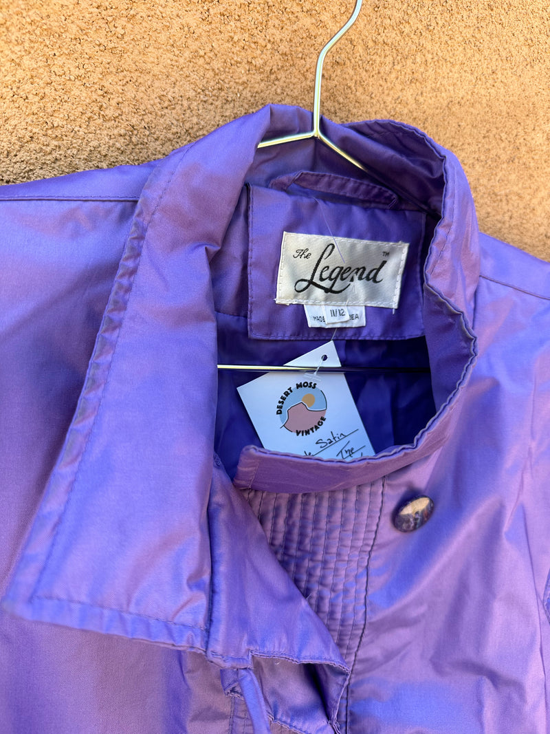 Purple Satin Coat by The Legend 11/12