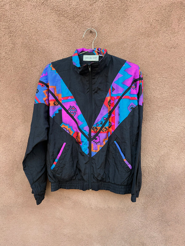 Santa Fe Style 90's Windbreaker Jacket
