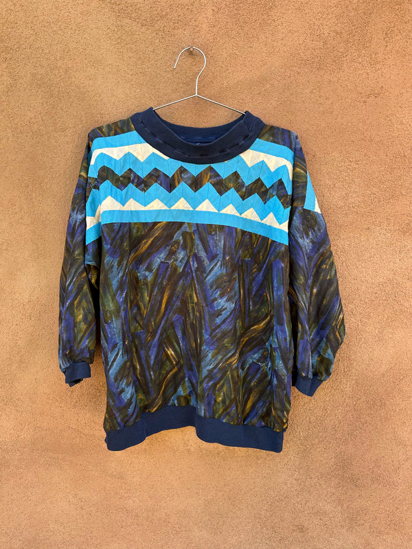 Seminole Abstract Top - Handmade - as is