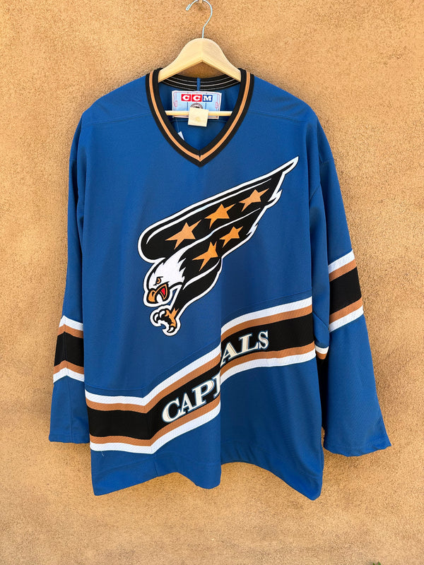 Vintage 90s NHL Hockey Washington Capitals Screaming Eagle Starter Jersey  Size L 